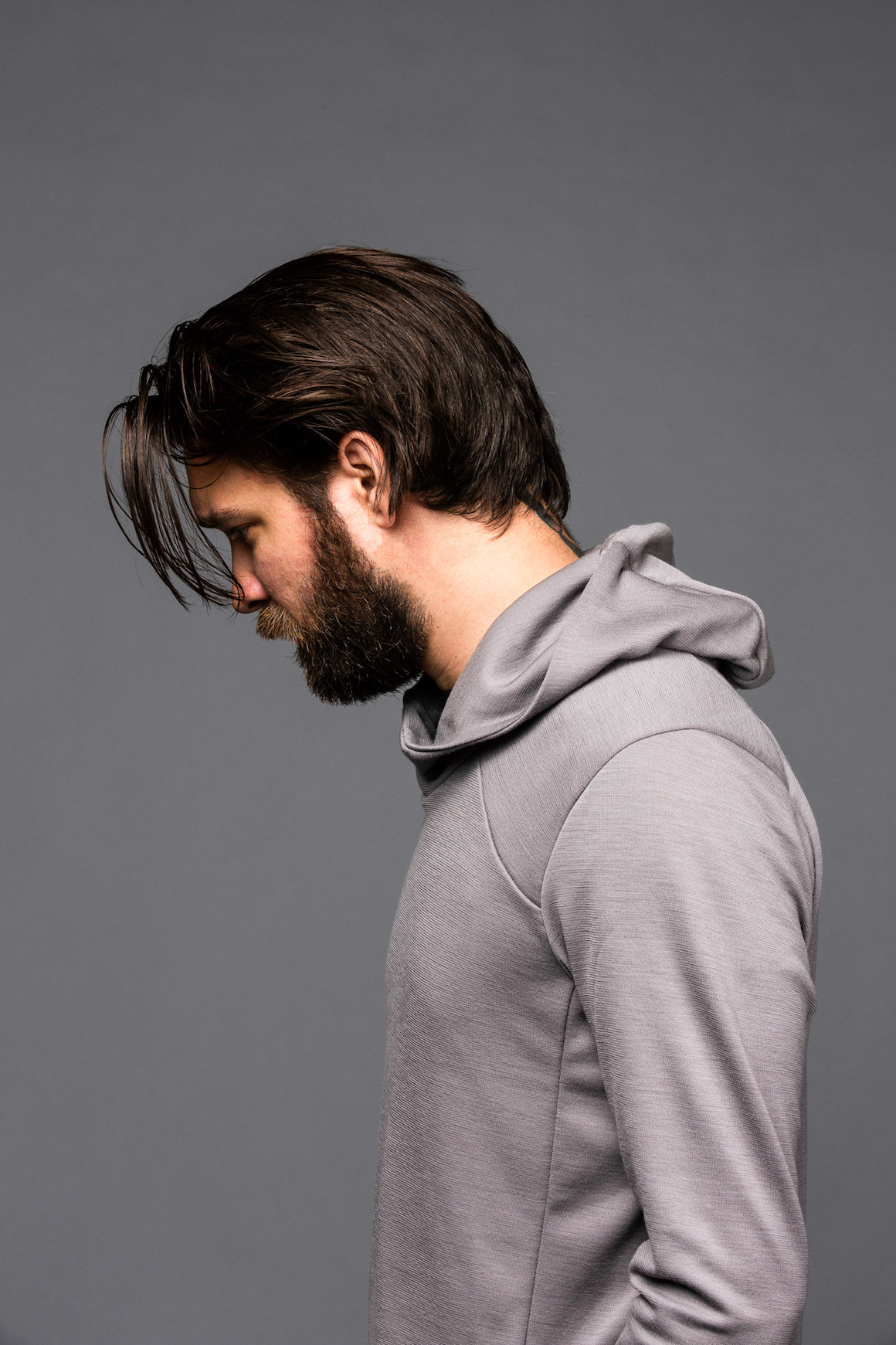 Carson Merino Hoodie Midweight- Shark